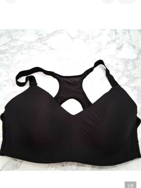AVIA Black Racerback Sports Bra Size XL (A-C)
